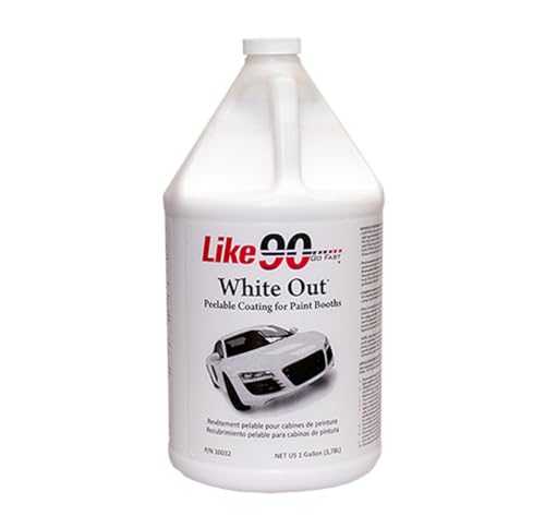 LiKe 90 10032 Like90 White Peelable Booth Coating, Gallon