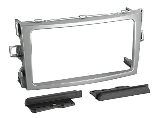 ADNAutoMID Soporte para Radio de Coche para Toyota Verso 09-11, Color Plateado