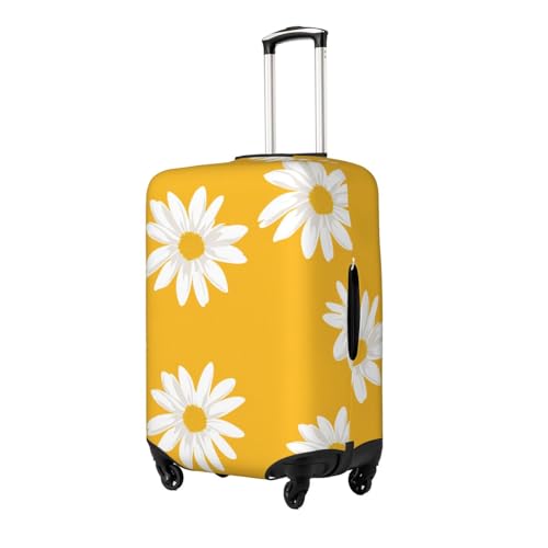 Suitcase Covers for Luggage, Luggage Cover Protector Fits 18-32 Inch Luggages (Minimalist Daisy, M)2