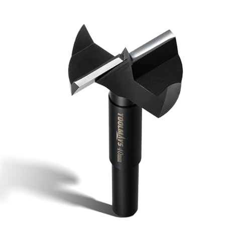 TOOLMAYS Forstnerbohrer 40mm Länge 90 mm Astlochbohrer für Holz Professioneller Holzbohrer