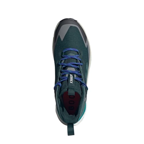 Image of adidas Mens Terrex Free Hiker 2.0 Goretex Hiking Shoes Aurora Ivy /Preloved Teal /Grey 9.5 Medium