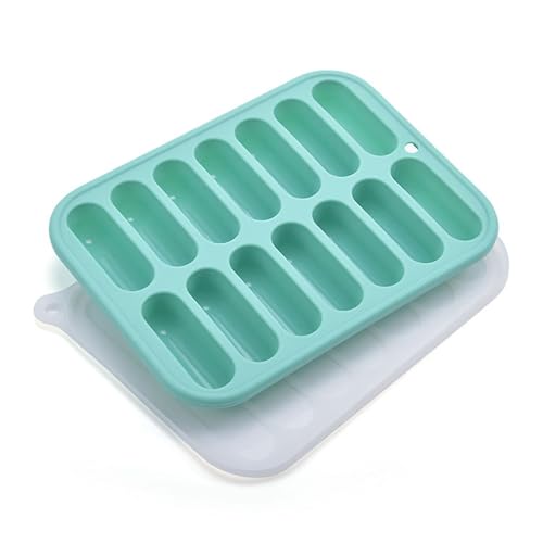 Molde flexible para cubitos de hielo de silicona grado alimenticio miniatura 4
