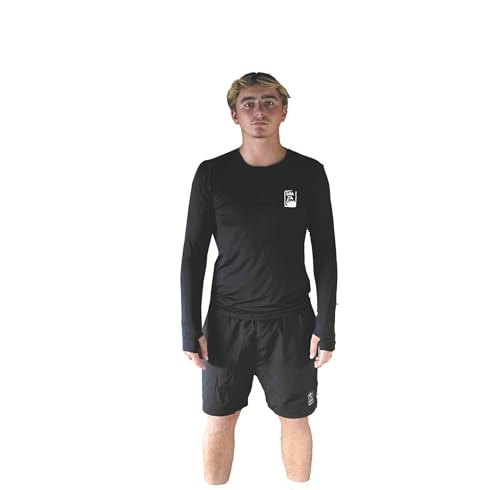 Tee-Shirt Anti-UV de Surf avec Poche Dos Zippée et Capuche Intégrée