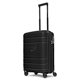REDOLZ Hartschalen Kabinen-Koffer | Kleiner Trolley 40 x 20 x 55 cm mit Dehnfalte aus hochwertigem, leichtem Polypropylen Material | 4-Rollen & TSA (Essentials 11)