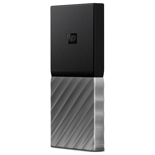 WD My Passport SSD 512 GB, Mobile SSD-Festplatte, USB Type-C und USB 3.1 Gen 2-Ready, mit Kennwortschutz und Software für automatische Datensicherung, WDBK3E5120PSL-WESN