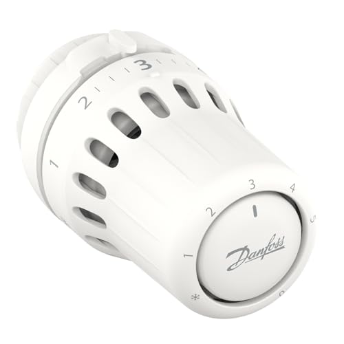 Danfoss 015G3098 React RA Click tête thermostatique, White RAL 9016, M
