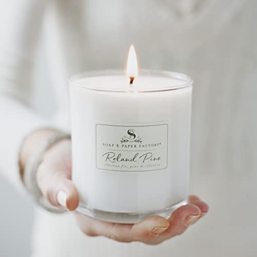 Soap & Paper Factory Roland Pine 9.5 Oz Large Soy Candle #TOP1