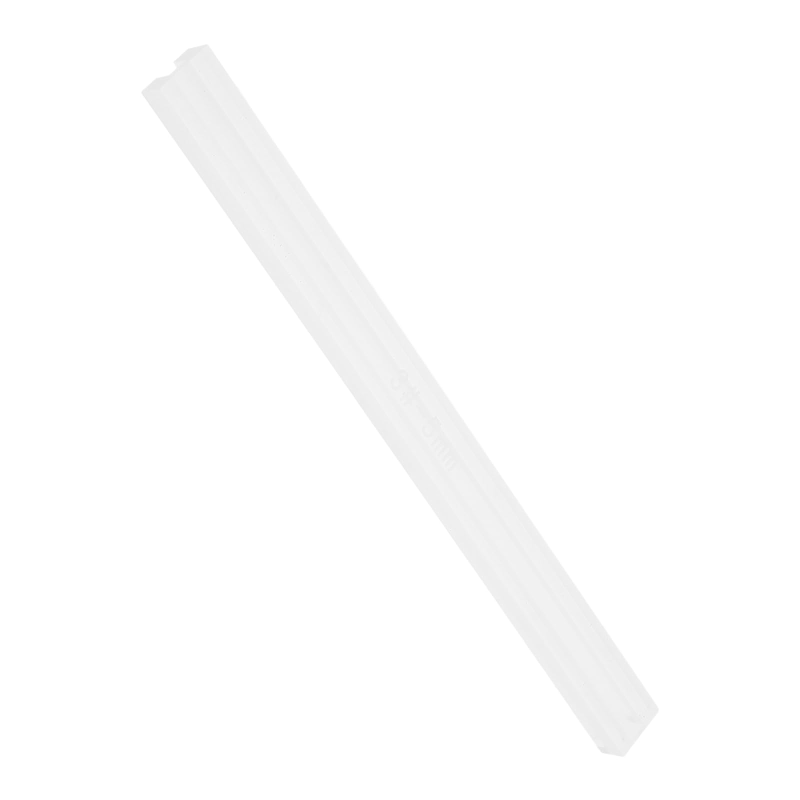NUOBESTY Zipper Glue Anti-Overflow Tool Acrylic Ruler for Handcrafted Leather Diy Tailoring Accessory to Prevent Glue Spill for Jacket Zips