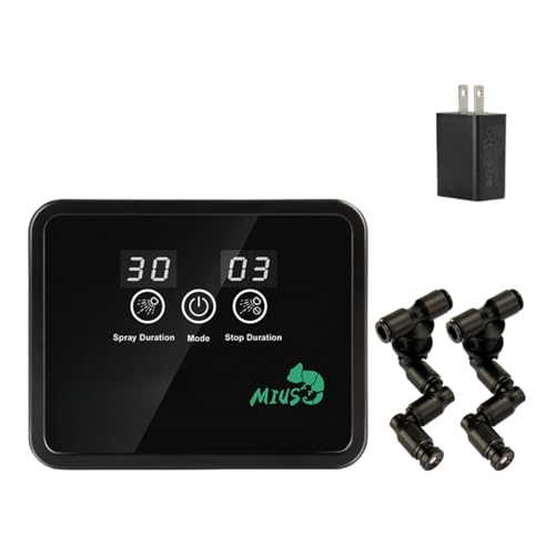 RUNCAN 爬虫類加湿器 ミストシステム タイミングコントローラー付き 爬虫類/カメレオン/ハーブ用