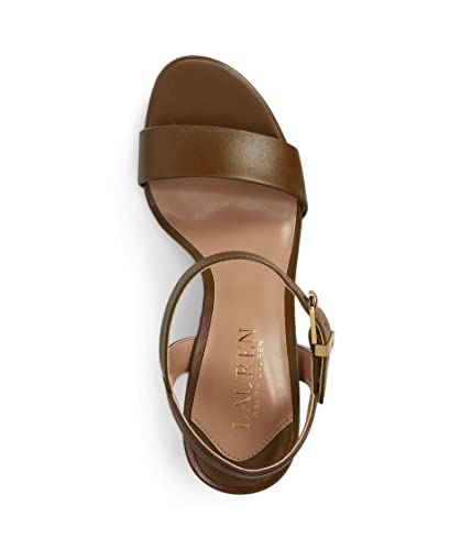 Image of Lauren Ralph Lauren Women's Gwen Nappa Leather Sandal