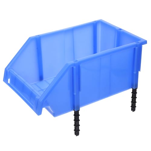 Sewroro Caja de Almacenamiento Plástica Multi Funcional para Tornillos y Herramientas con Compartimentos Diseño para Organización y Color Azul
