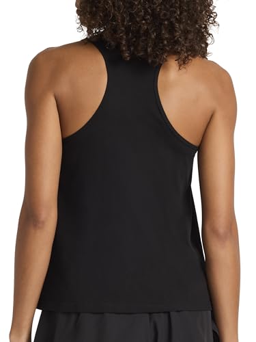 Reebok Women’s Identity Big Logo Short Sleeve T-Shirt, Standard Fit, Lightweight 100% Cotton Jersey Fabric, Black, X-Small - image 2
