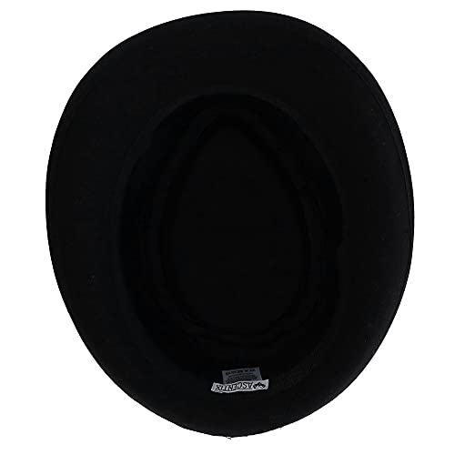 Ascentix Men’s Fedora, 2” Brim, Timeless Classic, Size 24 ¼” - 25”, Xxl, Black #TOP2