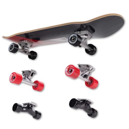 SWCH Board 3-in-1 Complete Skateboard – Trick, Cruiser & Trainer Set with Slide & Ride Tech,...