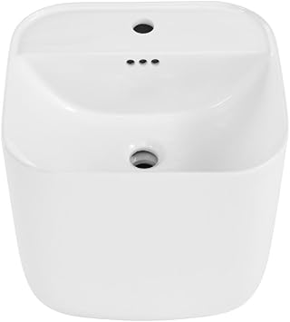 Carre 17.5" Wall-Mount Bathroom Sink
