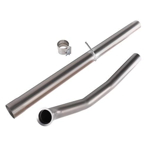 maXpeedingrods 4.0' Exhaust Pipe Kit for Ram 2500 Cummins 6.7L Turbo Diesel 2007-2012, for Ram 3500 Cummins 6.7L Turbo Diesel 2007-2012