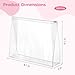 OMISTAR 100 Pcs Clear Cosmetic Bags Bulk,Transparent Zipper Toiletry Pouch Travel Makeup Bags Waterproof Mini PET Cosmetic Organizers for Toiletries for Women Men Travel Vacation