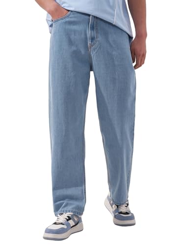 Image of Highlander Men's Straight Fit Jeans | Mid Rise | Stretchable Fabric | Designed for Comfort & Ease of Movement | Jeans for Man