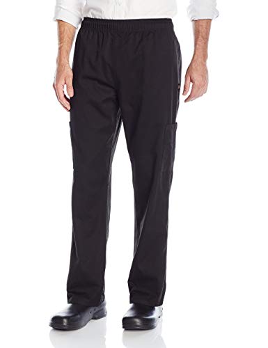 Dickies Unisex Cargo Baggy Cargo Chef Pant, Black, XX-Large