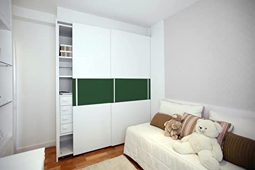 Pegatinas para muebles de color verde oscuro lámina adhesiva impermeable de 100x50cm para cómodas 7
