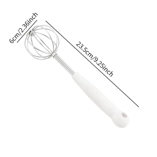 Batidor de acero inoxidable manual para repostería casera 3