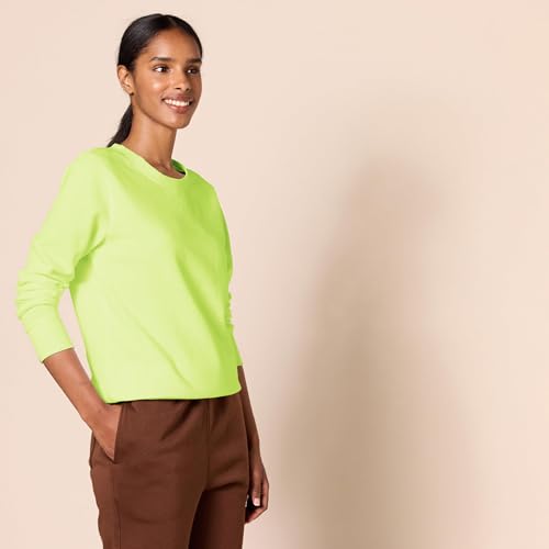 Image of Amazon Essentials Women's Fleece Crewneck Long Sleeve Pullover Sweatshirt (Available in Plus Size)