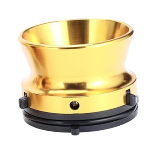 Adaptador para grabadoras de cinta de carrete abridor concentrador de aluminio color oro universal 8