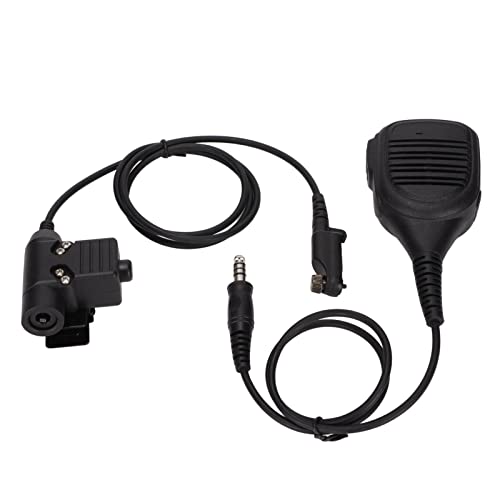 Zwei-Wege-Funklautsprecher, 7,1 Mm Lautsprecher Schultermikrofon Walkie-Talkies-Lautsprecher-Mikrofon mit U94 PTT für Hytera PD600 PD602 PD605 PD662 PD665 PD680 X1p X1e