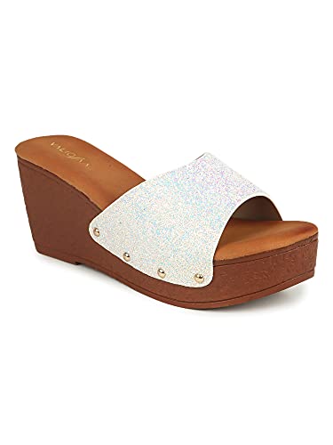 Image of Valiosaa Women's Silver Heels Heeled Sandal