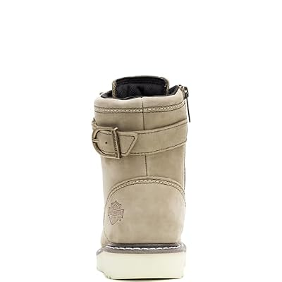 Harley-Davidson FOOTWEAR Womens Marconi Riding Casual Boots Ankle Low Heel 1-2