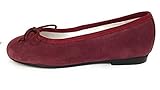  Ballerine CRIOS en daim - Rouge - Bordeaux, 35 EU EU