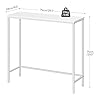 HOOBRO Consolle Ingresso, 75 cm Tavolo Console Stretto, Piccolo Tavolo per Decorazioni, Tavolino da Divano, Corridoio, Soggiorno, Assemblaggio Semplice, Bianco EWW75XG01 #2