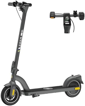 Electric Scooter ZD01,500W Peak Motor & 19MPH Electric Scooter Adults, 12-15 Mi RangeElectric Kick Scooters, 8.5" Solid Tires, E-Lock& E-Horn, Lightweight Foldable Escooter for Commuter