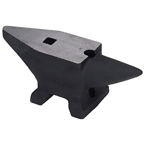 XHTLLO 2.5kg Steel Anvil Horn Bench, Rustproof High Hardness Forging Tool for Smithing and Riveting, Iron Anvil for Metal Processing and Forming