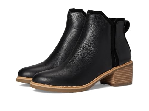 Bottes Hailey TOMS cuir noir résolution des douleurs de marche en taille 41