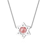 ♥♥ Material: 925er Sterlingsilber, Sterling Silber Halskette ist aus hochwertigen umweltfreundlichen Materialien gefertigt, einzigartiger Stil, reizt die Haut nicht, trägt bequem und sicher.
