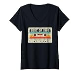 Photo Gallery donna 57th birthday gifts retro best of 1968 cassette tape vintage maglietta con collo a v Photo Gallery donna 57th birthday gifts retro best of 1968 cassette tape vintage maglietta con collo a v