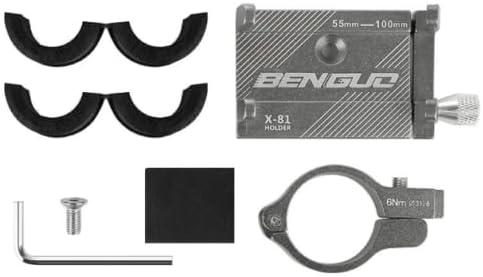 Miniatura 3 de Aluminio motocicleta bicicleta bicicleta titular de montaje manillar para teléfono celular GPS EE.UU. (plata)