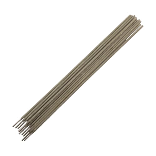 Lecreatekit Lot de 10 tiges de soudage en acier inoxydable E309L-16 2,4 mm x 300 mm, électrodes à faible teneur en carbone pour acier inoxydable à carbone, compatible CC
