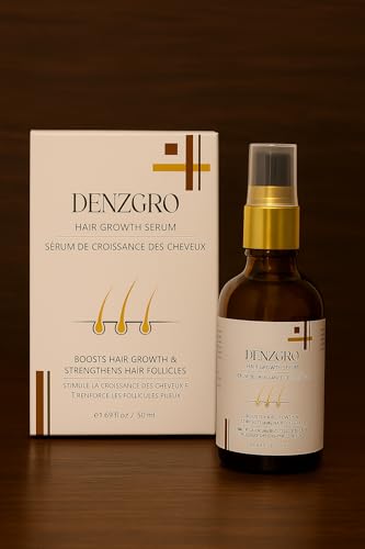 Image of Denzgro Hair Growth Serum for Women & Men - 50 ML | Strengthens Roots, Reduces Hair Fall, Promotes Hair Regrowth | Non-Greasy, Fast Absorbing Formula | With Biotin & Plant Extracts