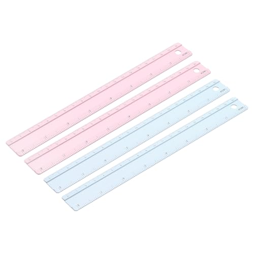 Outil de mesure double échelle PATIKIL avec règle en métal 8 pouces pour bureau et traçage