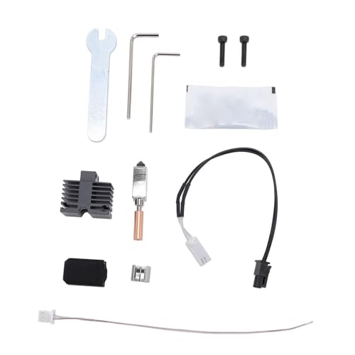 Hardened Steel Nozzle Hotend Kit Ceramic Extruder Print Head Replacement for QIDI X Maximum 3 Plus3 3D Printer