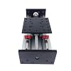 Linear Rail Guide Machines Kit 100mm-600mm Effective Travel GX150 1610 Ball Screw Slide Rail Linear Guide Double Slider Double Line Rail Slide Rail(Effective Stroke 600)