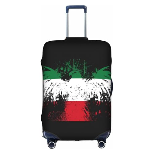 Travel Luggage Cover Kuwait Kuwaitis Flag Fashion Washable Baggage Suitcase Protector Fit For Luggage Small