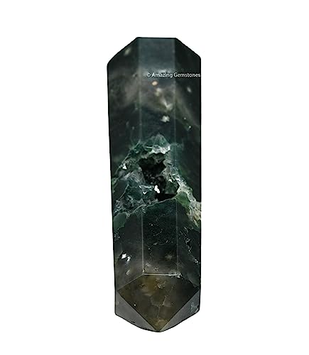 Image of Amazing Gemstone Ocean Jasper Crystal Towers ~ Natural Healing Crystal Point Obelisk for Reiki Healing and Crystal Grid (3 inch to 4 inch INCH)