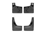 WeatherTech Custom No Drill Splash Guard MudFlaps for Ford Expedition - Front & Rear Set (110088-120129), Black