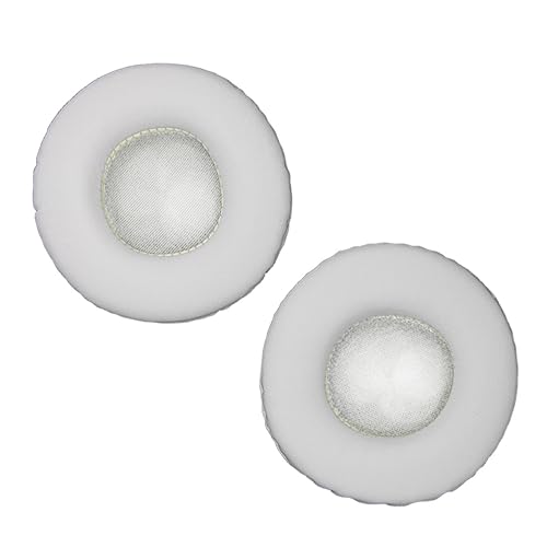 OSALADI Coussinets De Rechange pour Casque Circum-aural Blancs Isolation Sonore pour Écoute Immersive
