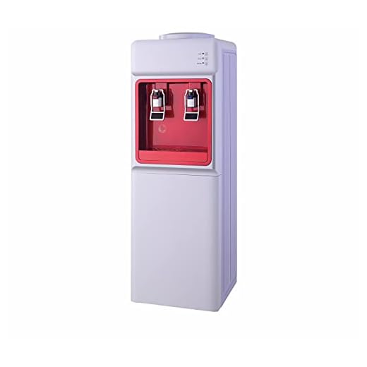 Dispensador de Agua Fría y Caliente, 4 litros, 600W, Plástico, Blanco y Negro