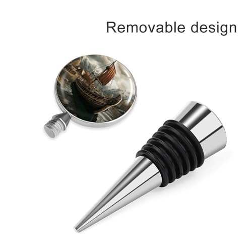 Bouchon de bouteille de vin réutilisable en zinc et silicone style bar