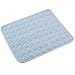 JSJJAUJ Haustierbett Hund Kühlmatte Sommer Pad Matte für Hunde Katze Atmungsaktive Decke Katze EIS Pads Durable Nicht klebende Kissen Pet Zubehör (Color : Light Blue, Size : 62X50cm)